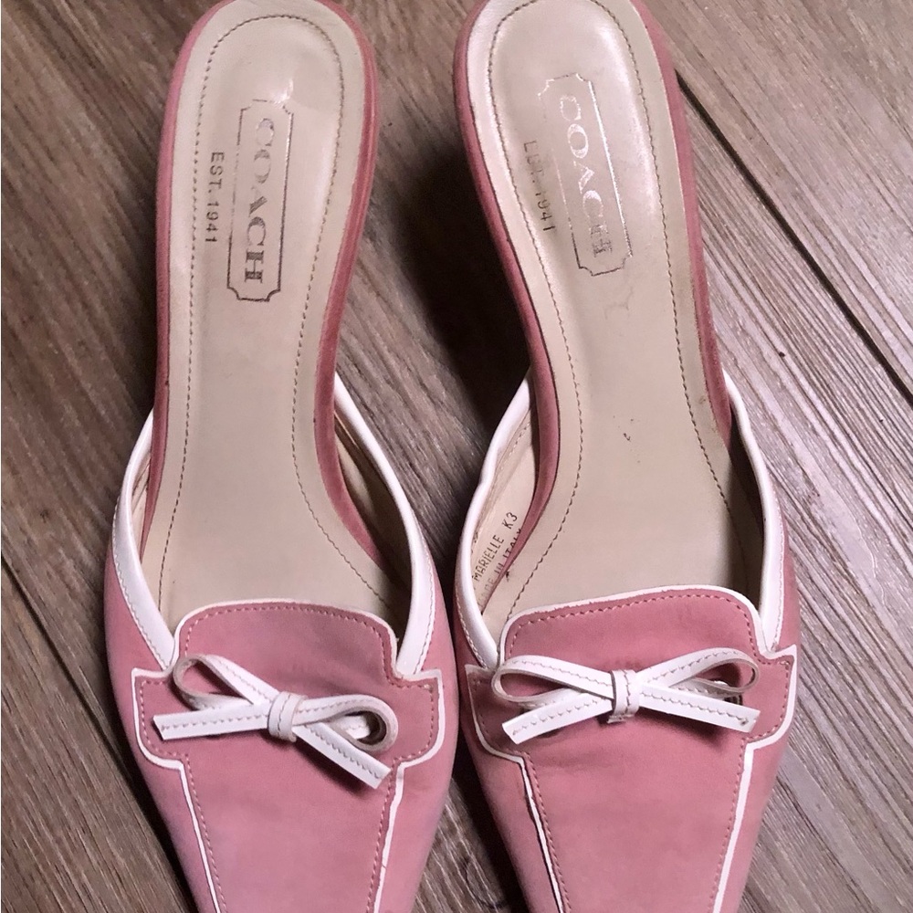 Coach Pink Women's Slip-On Shoes